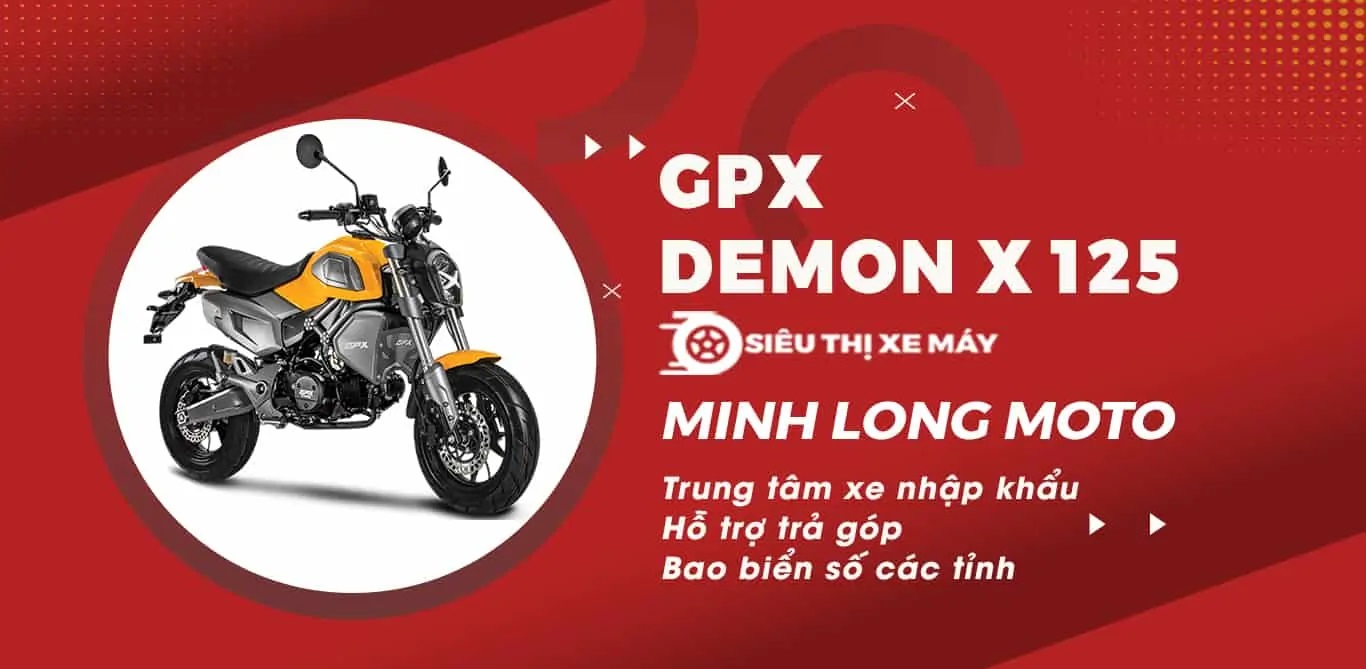 GPX Demon X 125: xe nhỏ kiểu dáng cá tính