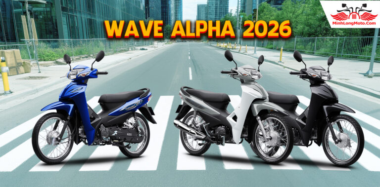 Giá xe Wave Alpha 2026 mới nhất