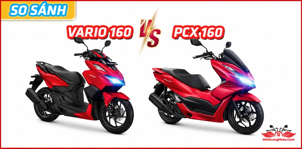 so sánh honda vario 160 và pcx 160
