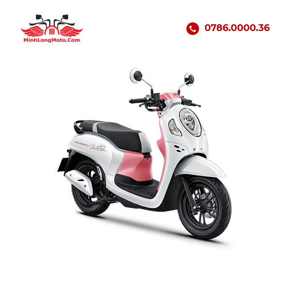 Scoopy 110 Club12 2024 Trắng hồng 2024