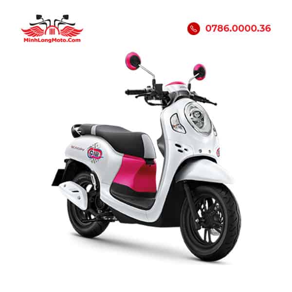 Honda Scoopy Thái Lan 2023 Club 12 trắng hồng