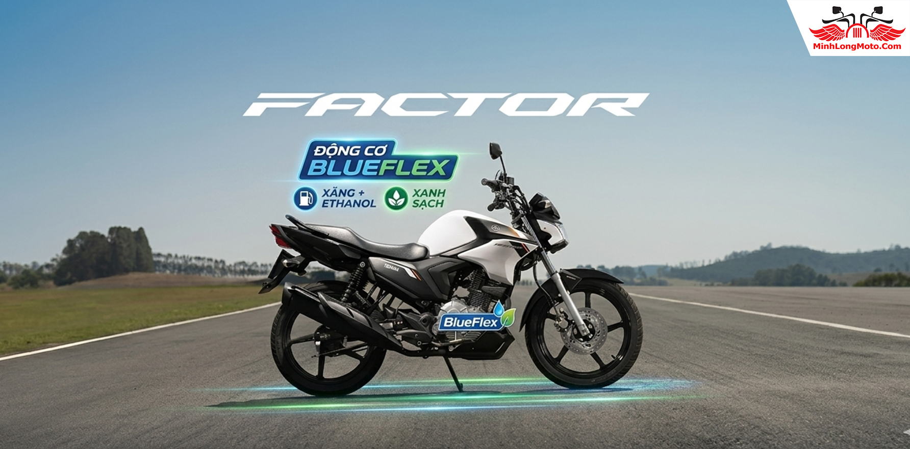 Yamaha Factor 150 BlueFlex: Động cơ mới “ăn tạp” xăng, E5, E10 đều chạy tốt!