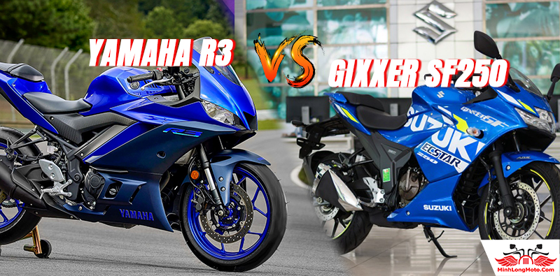 So sánh Suzuki Gixxer SF250 và YZF R3