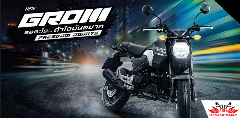 Honda Grom 125 2024 Thái Lan ra mắt với giá 48 triệu đồng