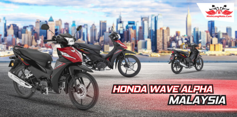 Honda Wave Alpha 2024 bổ sung ngoại hình mới tại Malaysia