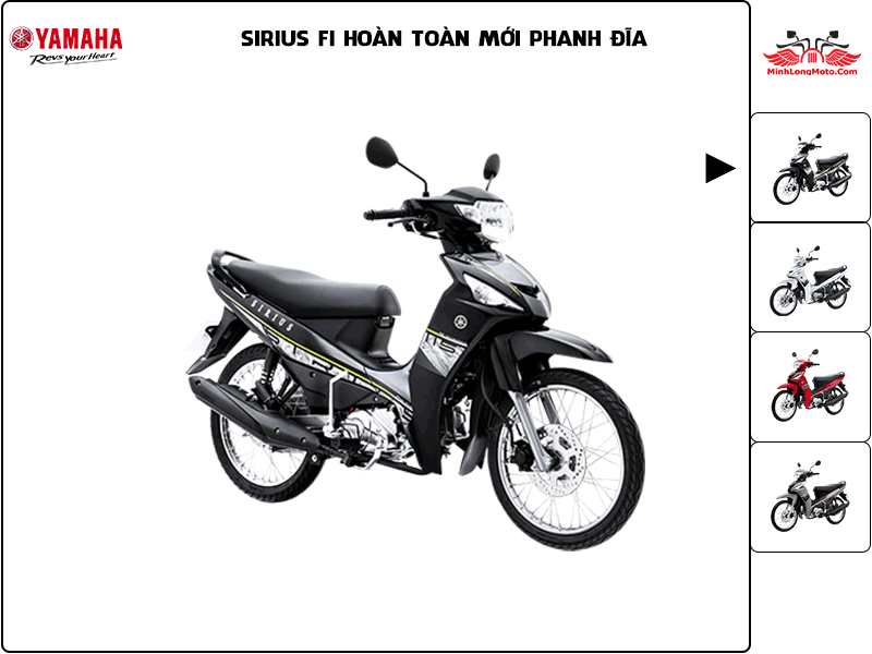 Yamaha Fi phanh đĩa hoàn toàn mới