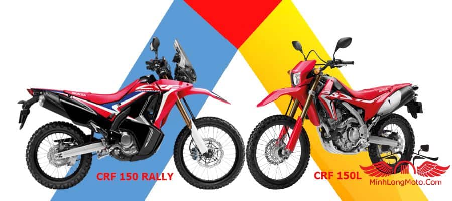 So sánh xe moto CRF150L và CRF150 Rally