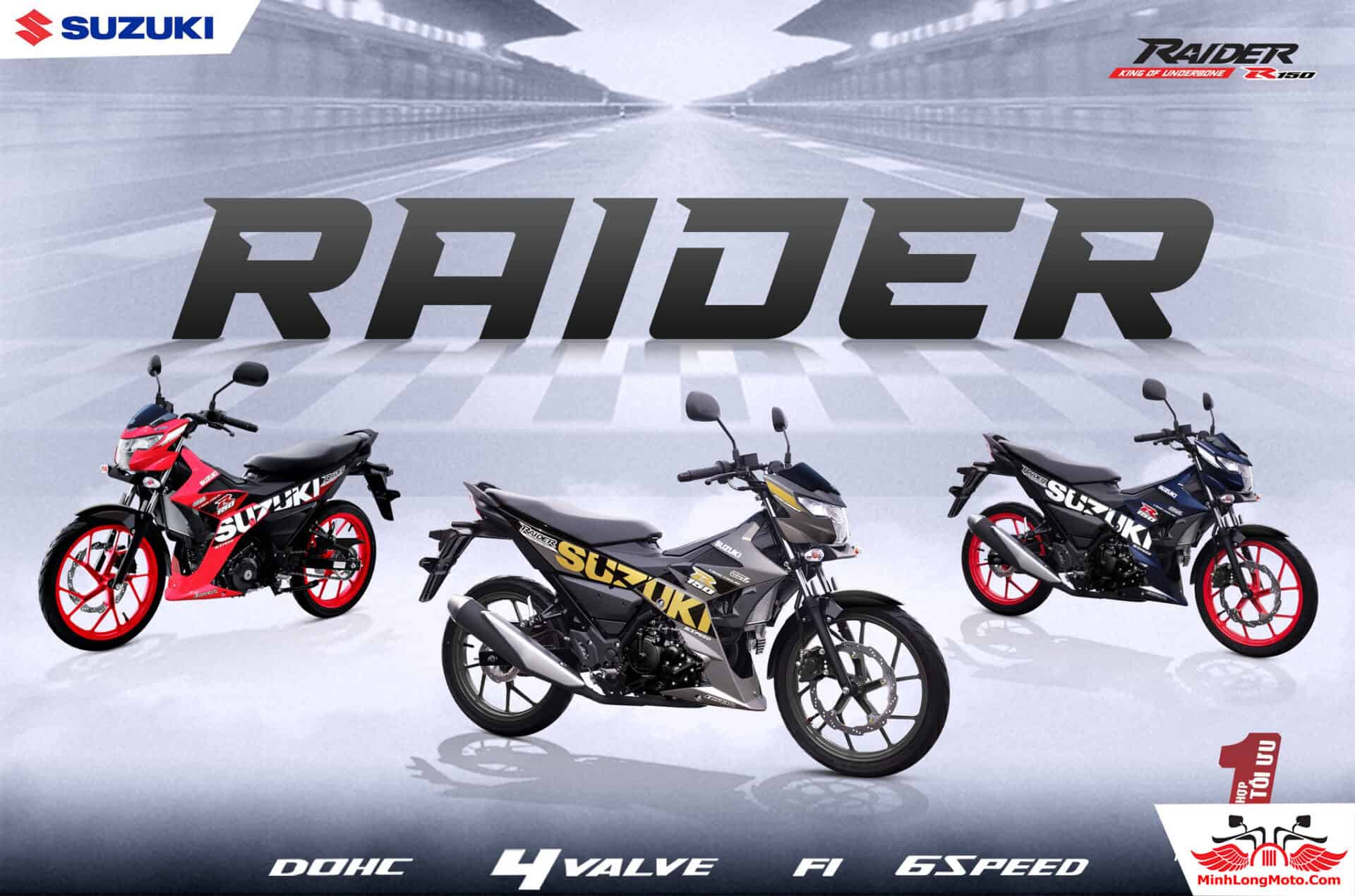 Suzuki Raider 2023 màu mới