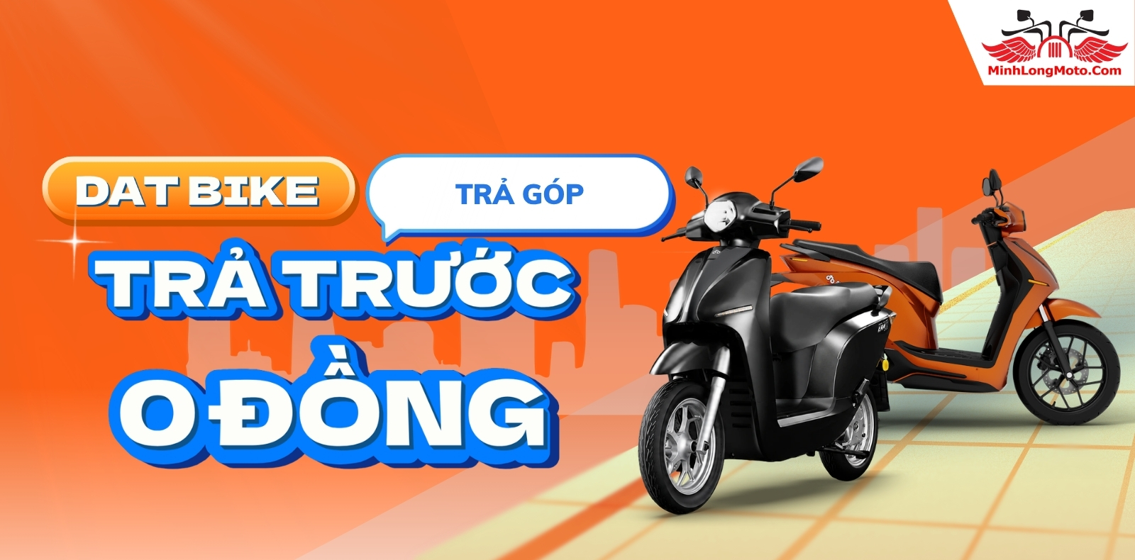 Trả góp xe điện Dat Bike – Trả trước 0 đồng