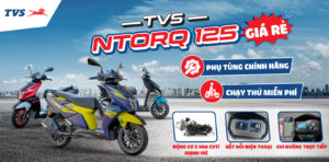 TVS Ntorq 125 giá 24.9 triệu đồng – Động cơ 3 van RTFi đầu tiên tại VN