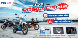 TVS Rockz 125 xe côn tay bán tự động, tích hợp phát nhạc