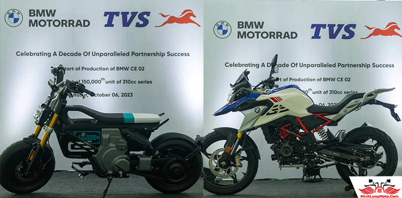 TVS Motor và BMW Motorrad hợp tác sản xuất xe điện BMW CE 02