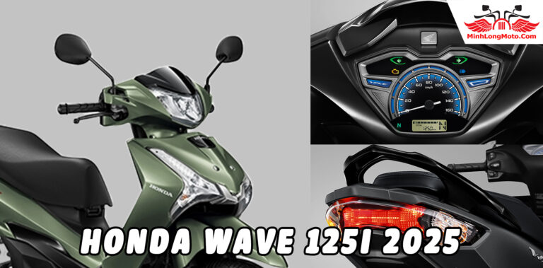 Honda Wave Thái 125i 2025 ra mắt phiên bản Xanh rêu