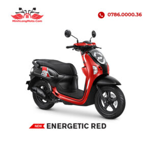 Scoopy 2025 - Khóa chìa - Đỏ đen