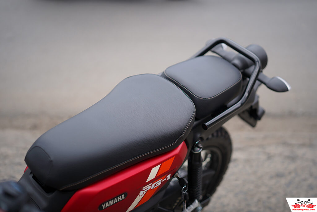 Yên xe PG 1 trông rất mềm mại và cao cấp