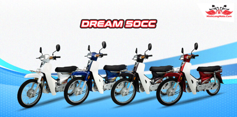 Khám phá Dream 50cc mẫu xe số hoài cổ, không cần bằng lái