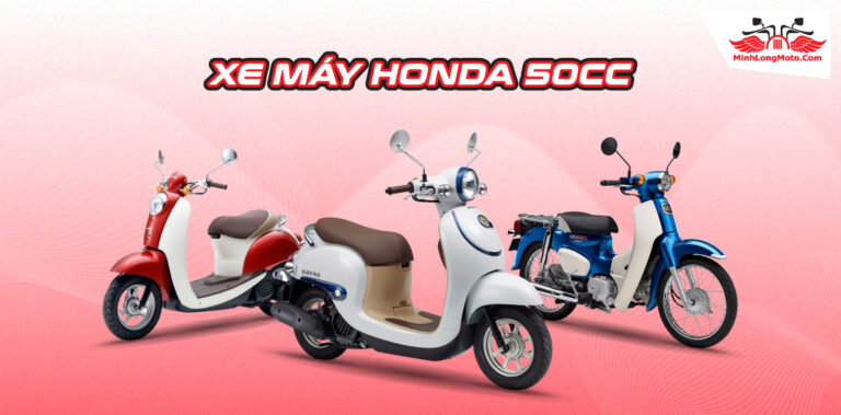 Giá xe 50cc Honda: Những mẫu xe Honda 50cc tại VN