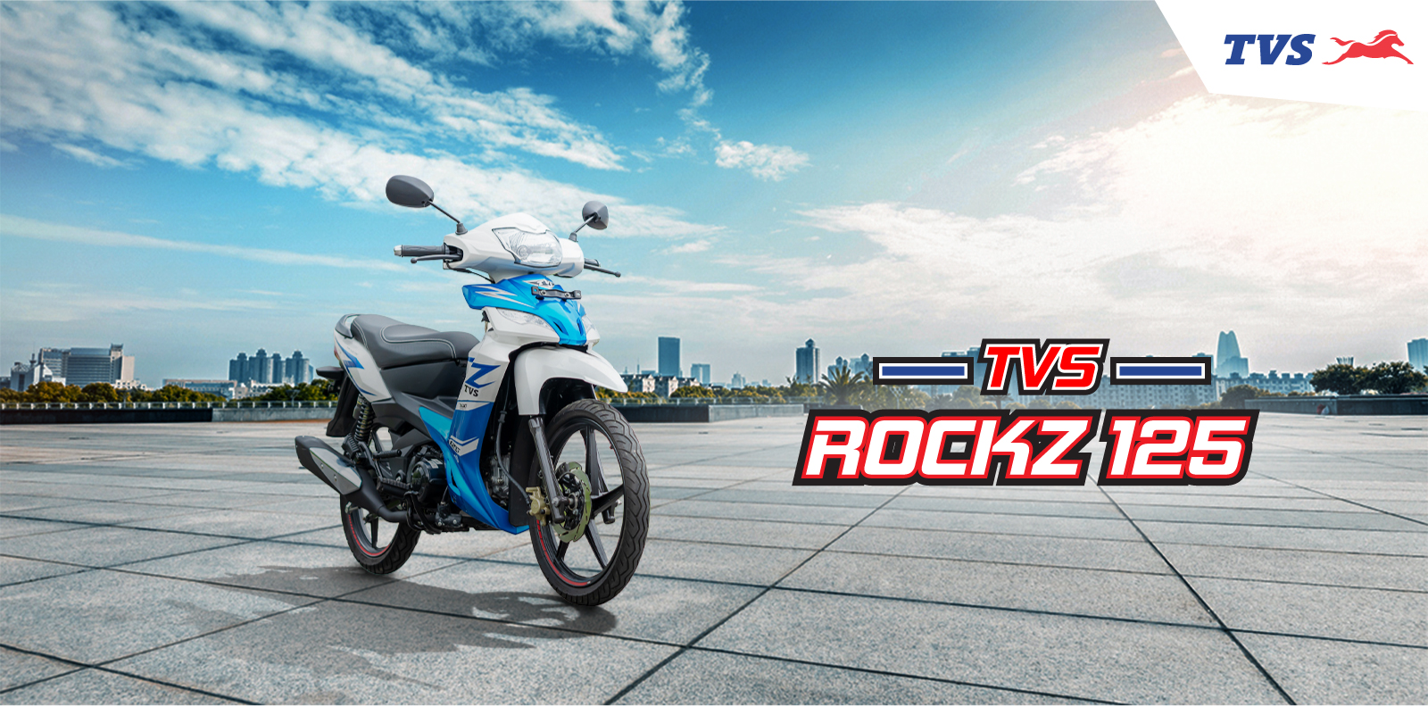 TVS Rockz 125 xe côn tay bán tự động, tích hợp phát nhạc