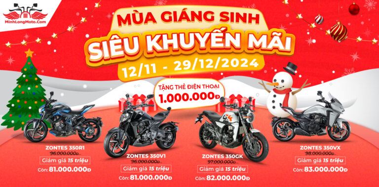 Khuyến mãi: Zontes 350 series lên đến 15 triệu đồng