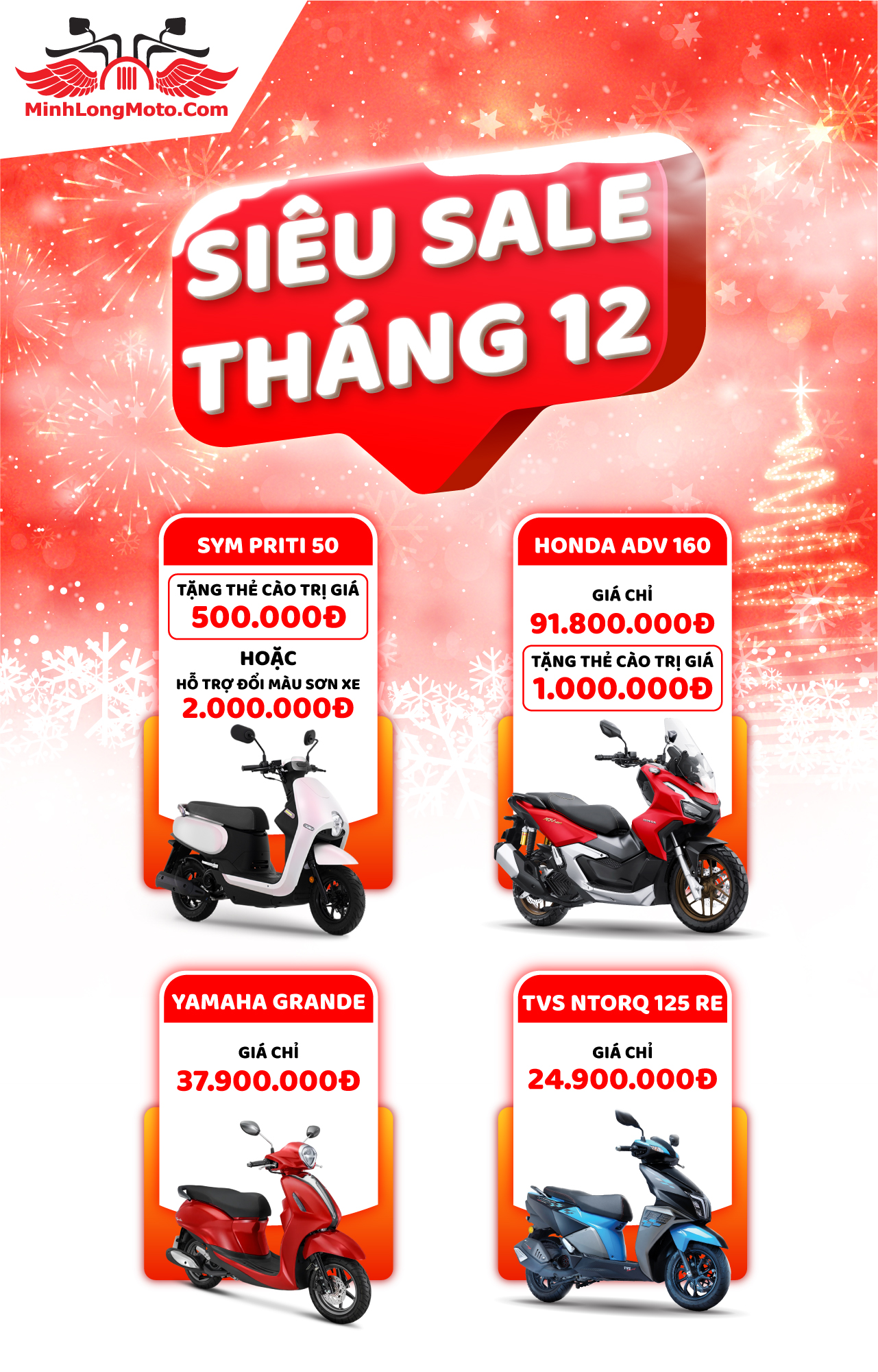 Banner Mobile khuyến mãi tháng 12