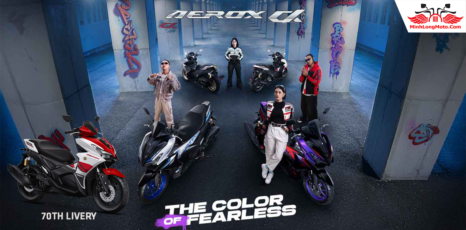 Yamaha Aerox ra mắt bản kỷ niệm 2026 với giá 61,5 triệu đồng