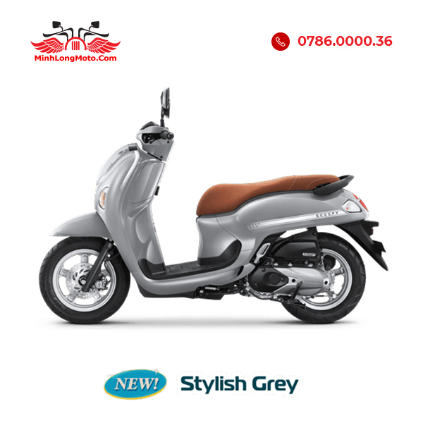 Scoopy Indonesia 2026 Stylish Xám bạc
