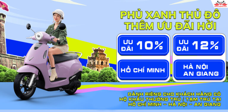 Khuyến mãi VinFast: Ưu đãi chuyển đổi xanh – Giảm 12%