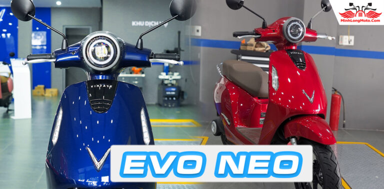 Vinfast EVO NEO – Xe máy điện giá rẻ, tiết kiệm 117 km/1 lần sạc