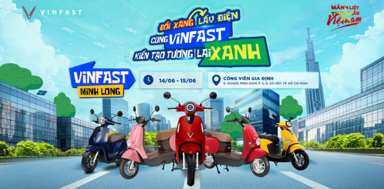 VinFast Đổi Xăng Lấy Điện 14-15/06: Vừa tiện vừa có quà