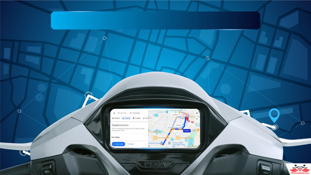 Google Map trên Pega Esmart AI