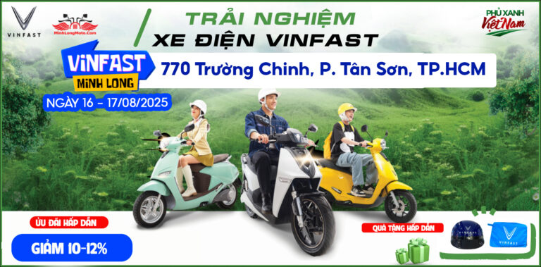 Lái thử xe điện VinFast tại VinFast Minh Long 16-17/08/2025