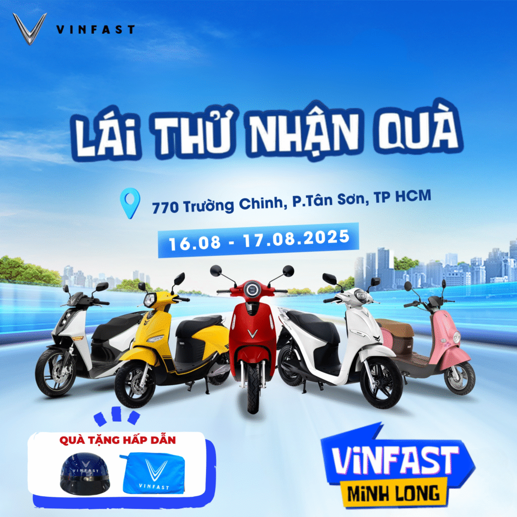 Chạy thử xe điện VinFast 08/2025