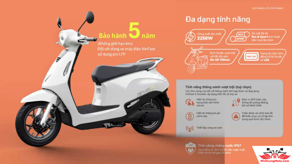 VinFast Evo Grand và ứng dụng VinFast E Scooter