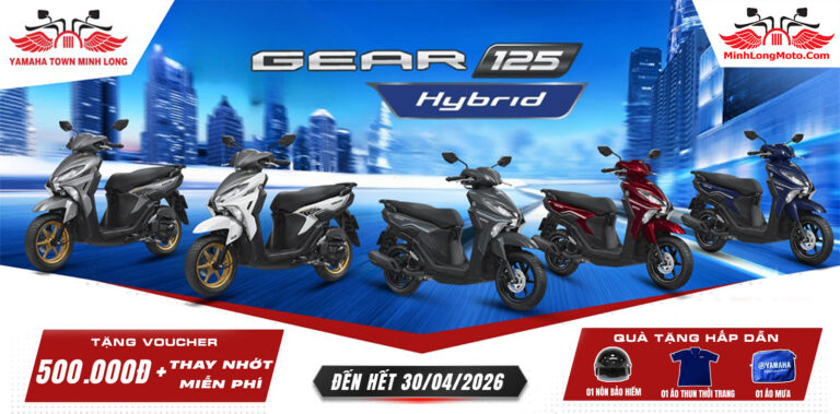 Đặt cọc: Yamaha Gear 125 Hybrid nhận quà tặng lên đến 1 triệu đồng