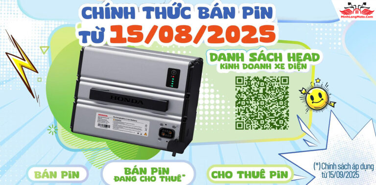 Chính sách bán – mua pin cho xe điện Honda ICON e: 2025