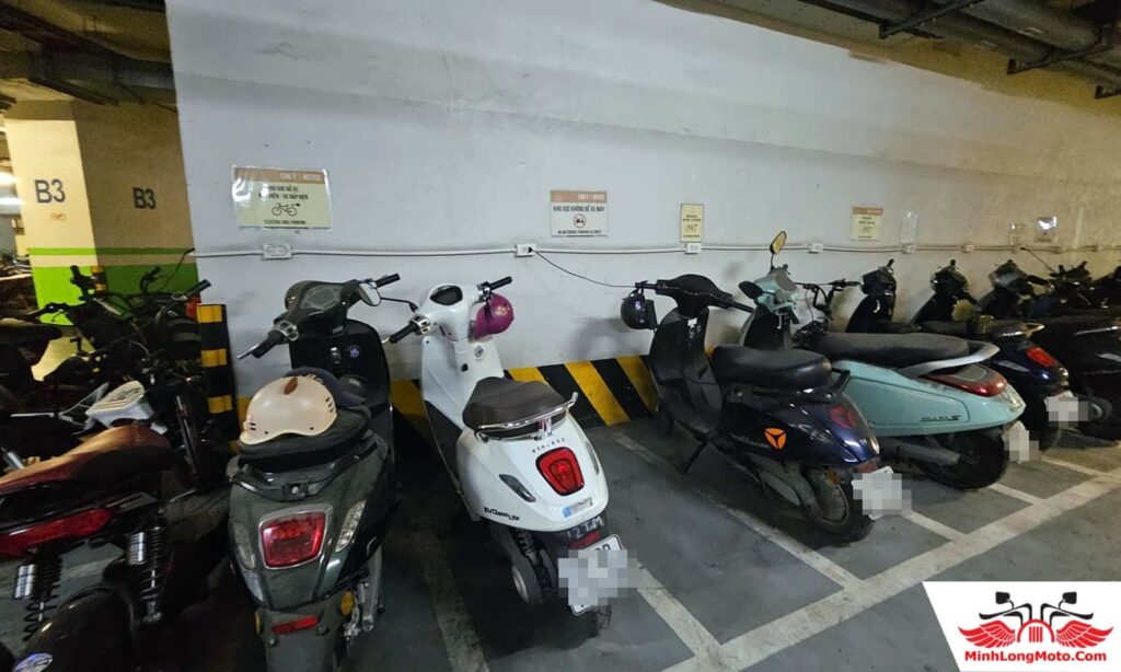 Sạc xe điện trong chung cư