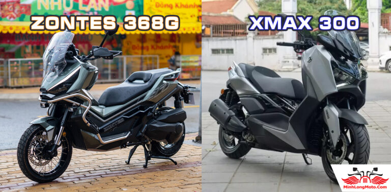 So sánh Zontes 368G và XMAX 300? Nên mua xe nào cho thị trường Việt