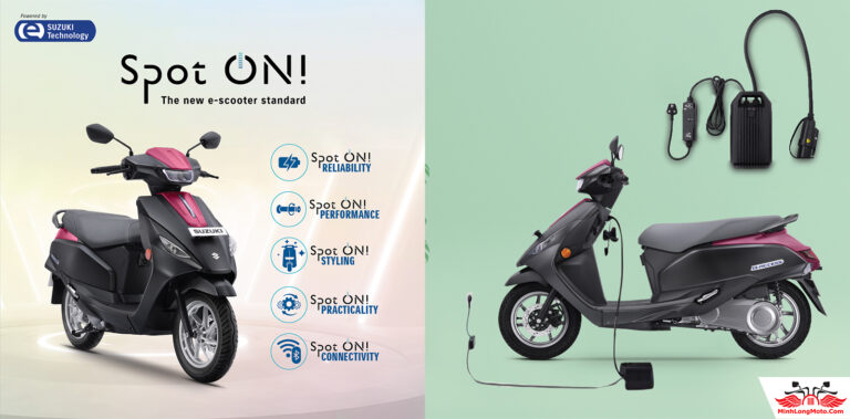 Suzuki e-Access chính thức ra mắt, hỗ trợ sạc nhanh 1,2 giờ