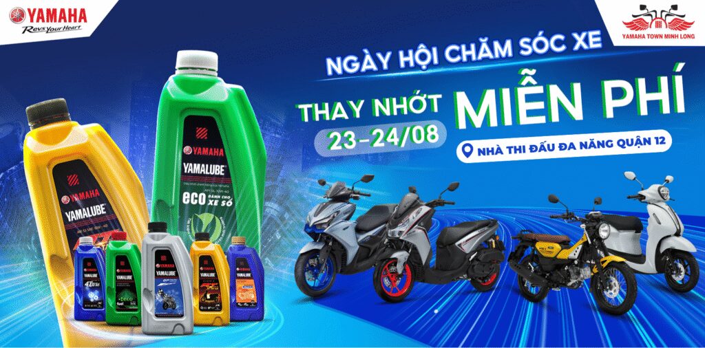 Thay nhớt Yamaha miễn phí