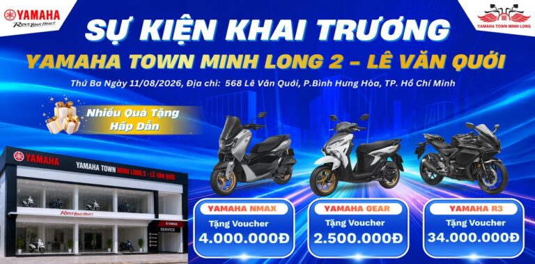 Tưng bừng khai trương: Yamaha Town Minh Long 2 – Lê Văn Quới