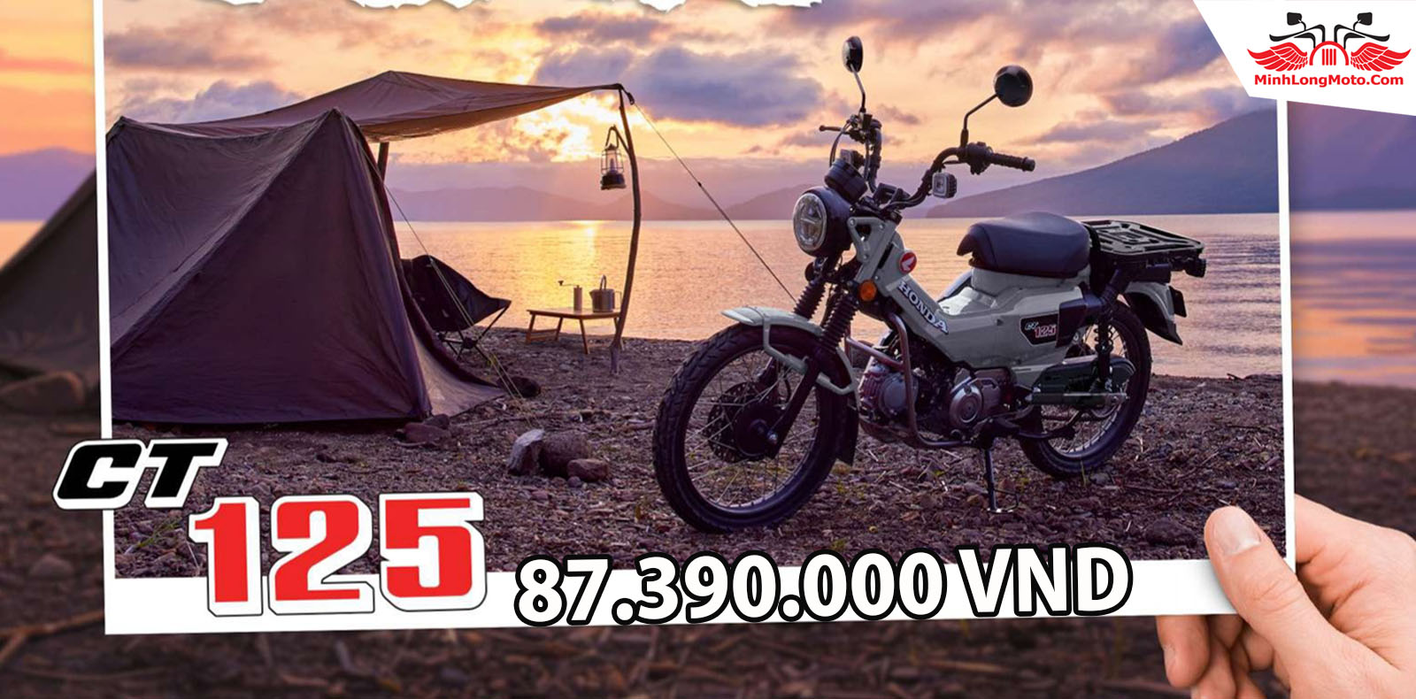 Honda CT125 ra mắt giá 87.390.000 VND đậm chất phiêu lưu