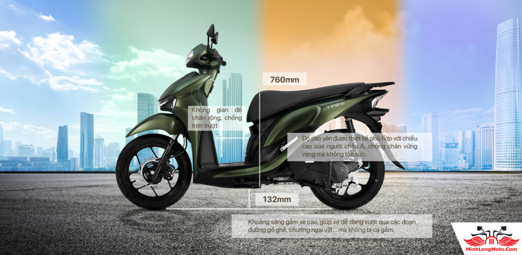 Kích thước SYM TPBW 125