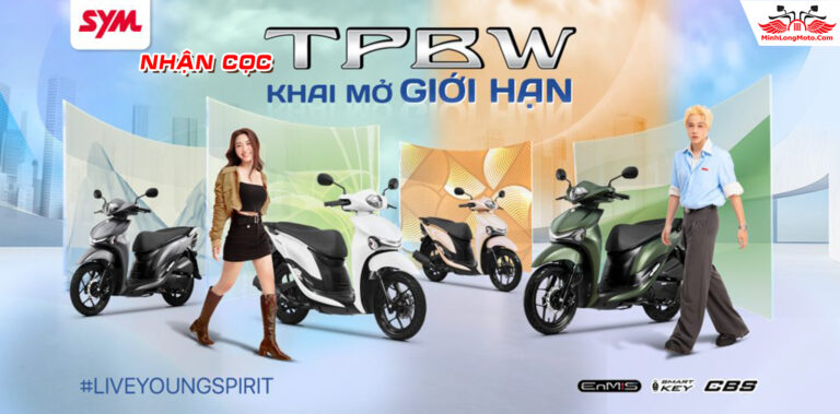 Nhận cọc: SYM TPBW 125 sự lựa chọn mới “cạnh tranh” Honda Vision