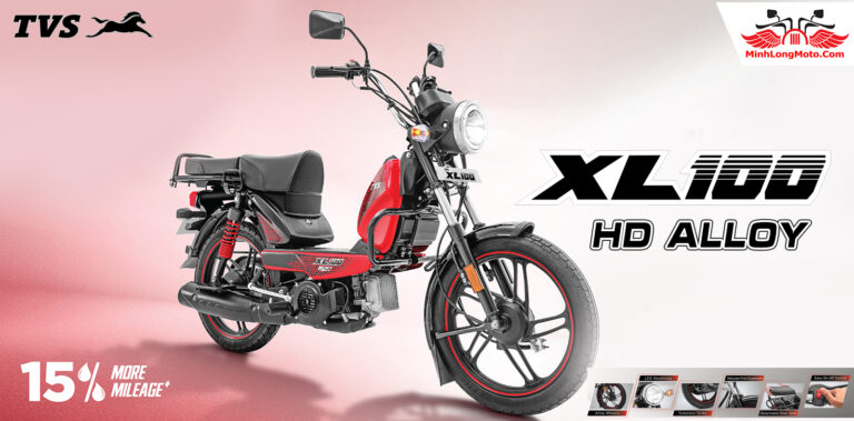 TVS Motor ra mắt mẫu xe số hiện đại XL100 Heavy Duty Alloy 2026