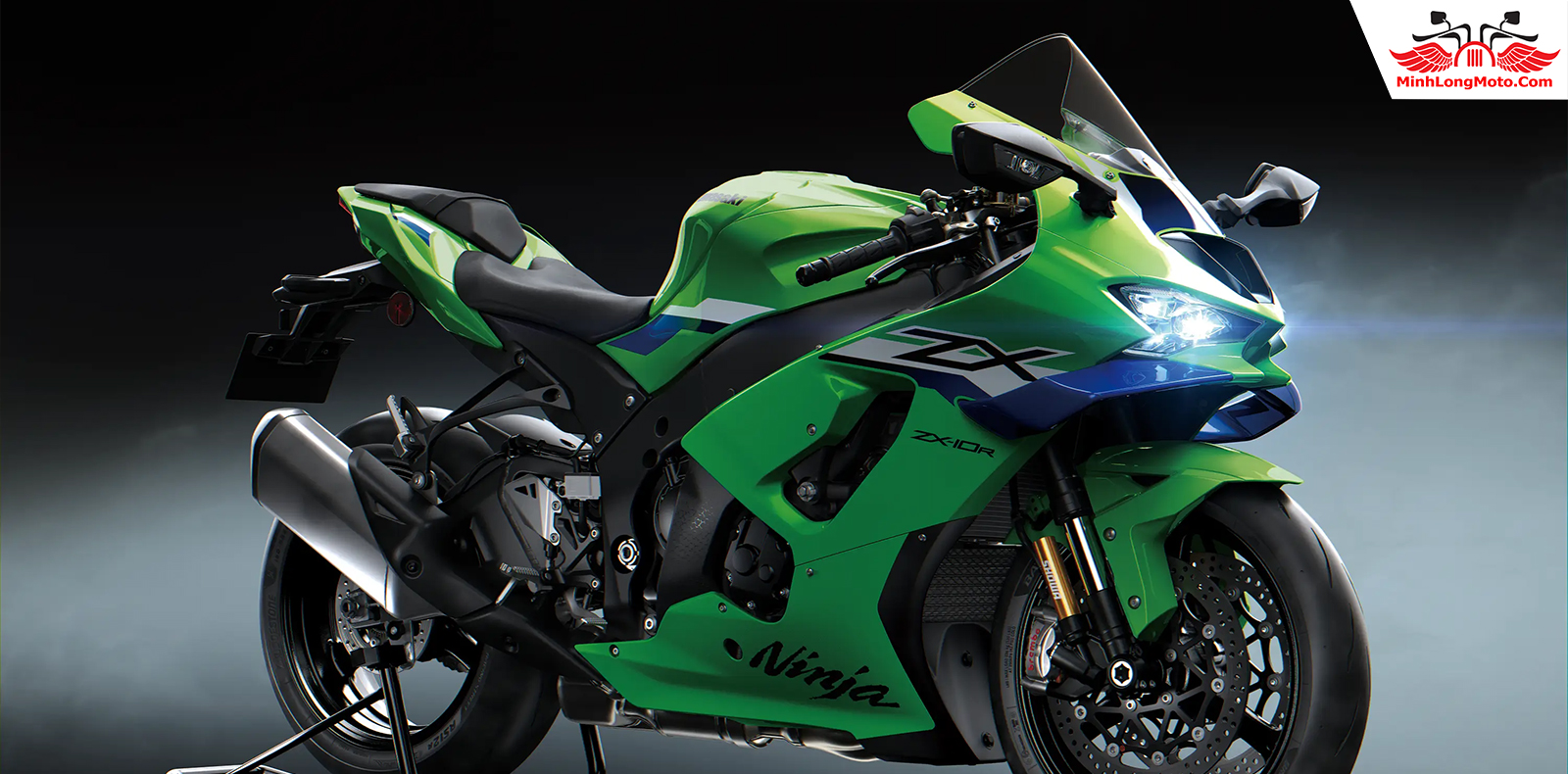 Nguyễn Tuyến 専用 Kawasaki ZX-10R 2026 bổ sung cánh gió, chỉ 352 triệu đồng