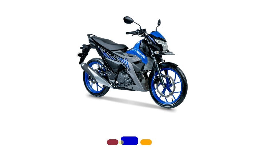 Satria màu xanh