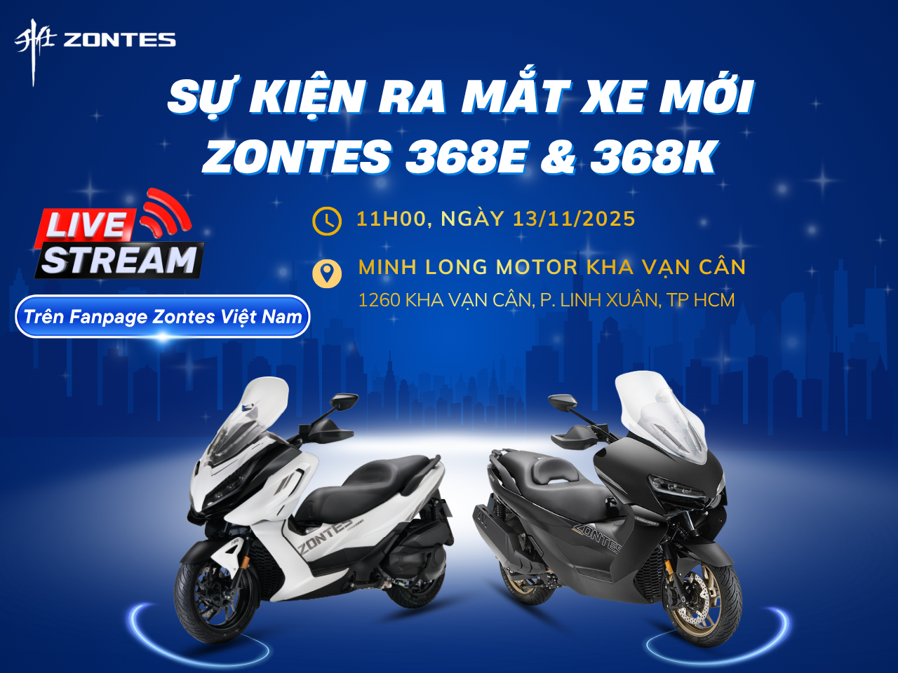 Zontes ra mắt xe mới