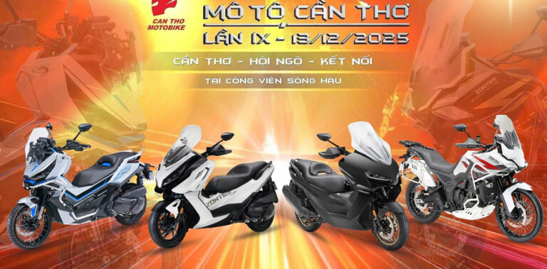 Zontes Việt Nam đã có mặt tại Đại hội Mô Tô Cần Thơ 2025
