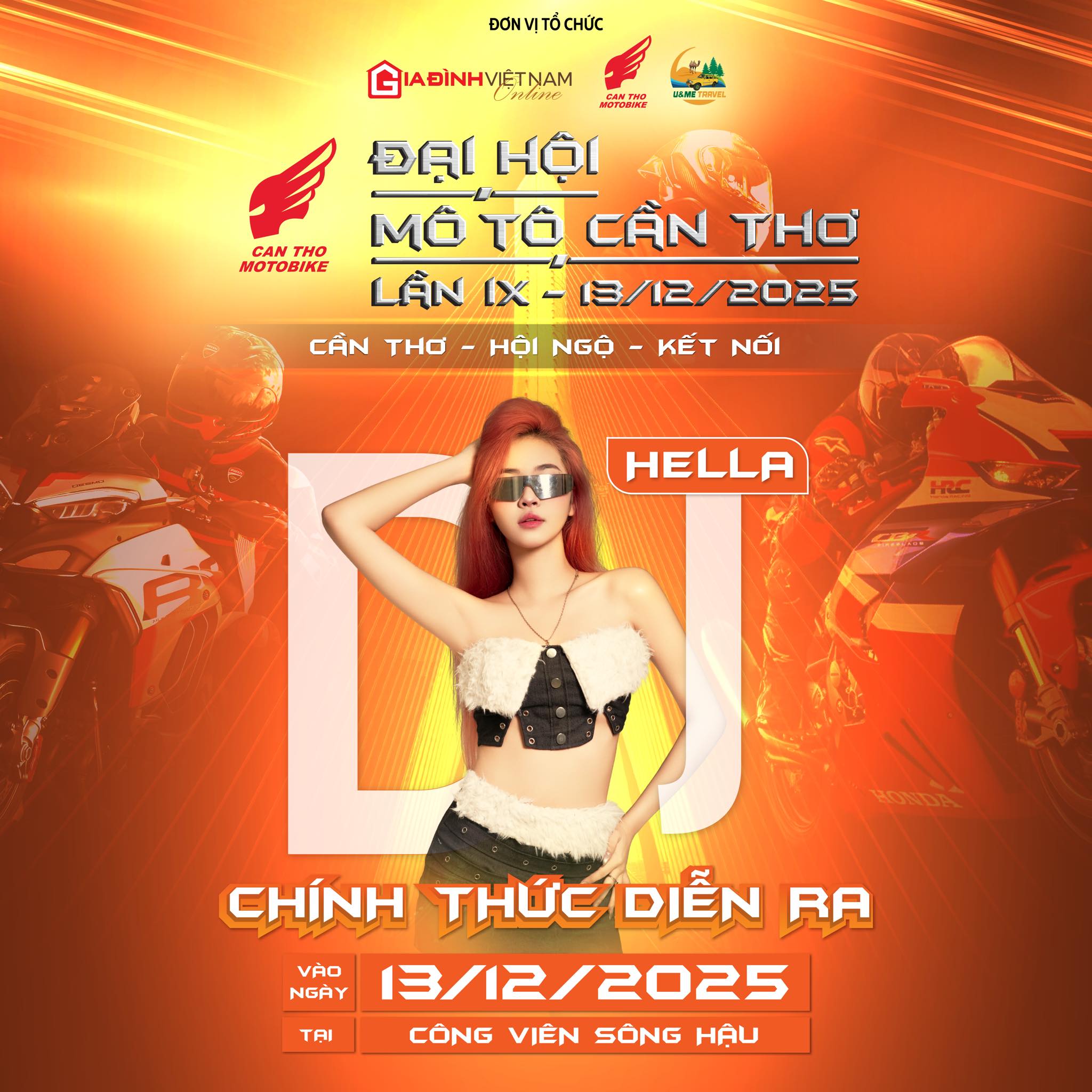 Đại hội Mô Tô Cần Thơ 2025