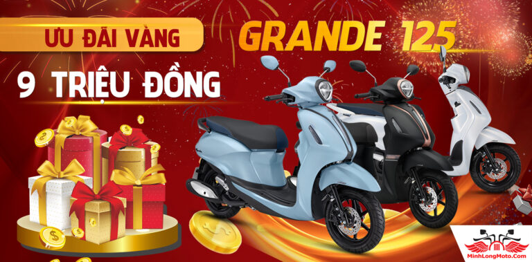Ưu đãi vàng: Yamaha Grande giảm 9 triệu đồng – Số lượng có hạn